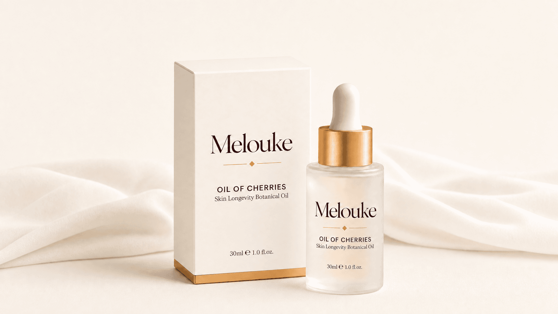 Packaging premium Huile de Cerises Melouke